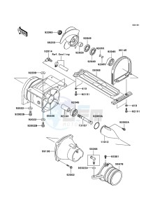 JET SKI 800 SX-R JS800A6F FR drawing Jet Pump