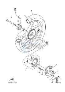 ED06 drawing FRONT WHEEL