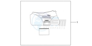 CBR1000RR9 Korea - (KO / MME SPC) drawing INDOOR BODY COVER