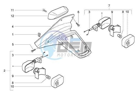 Rear tail lamp