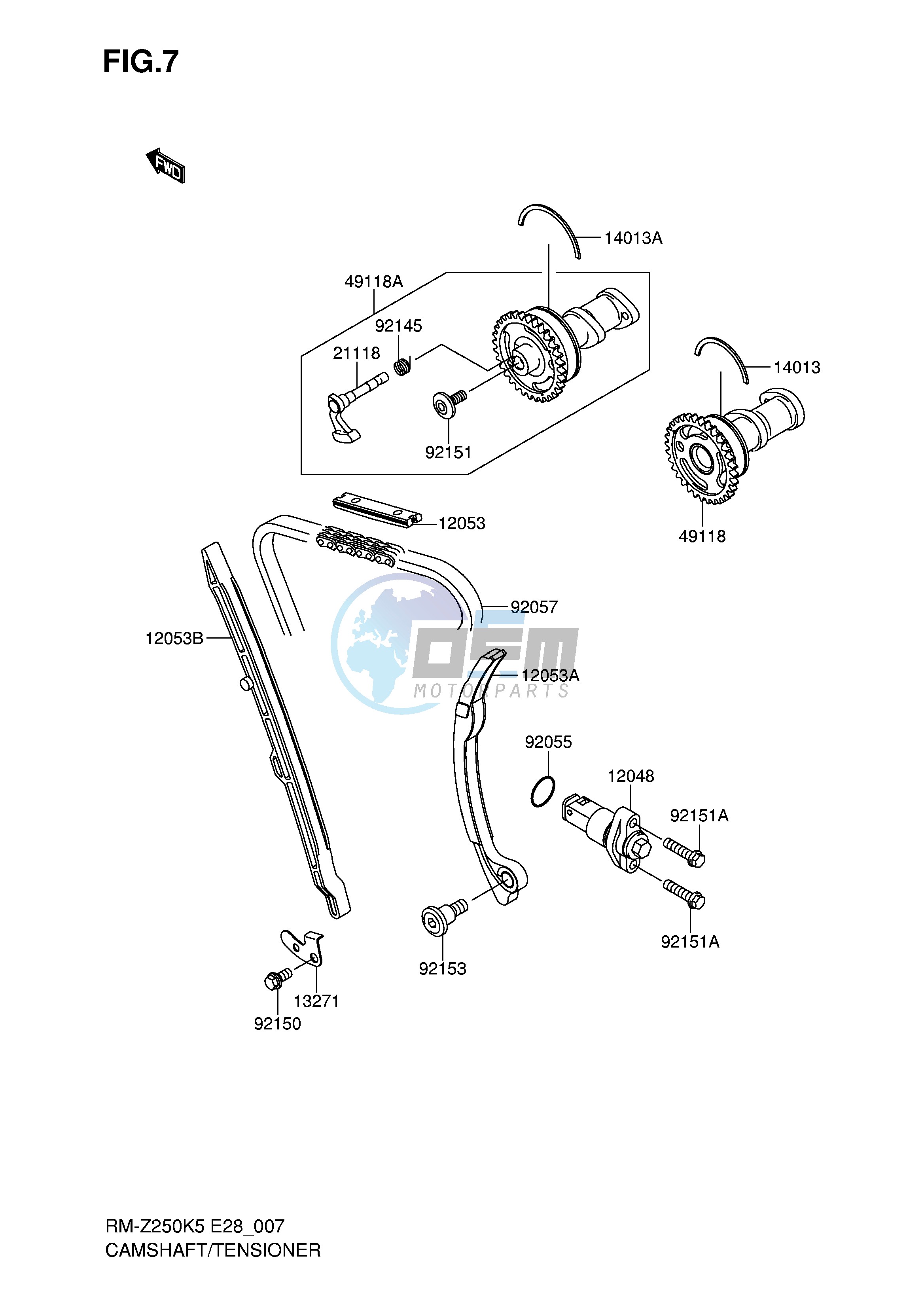 CAMSHAFT TENSIONER