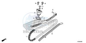 SH125ADSE SH125ADS UK - (E) drawing CAM CHAIN/TENSIONER