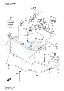 SFV 650 ABS GLADIUS EU drawing RADIATOR HOSE