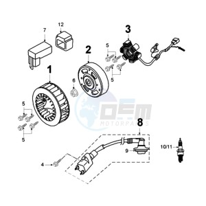 METAL XA BE drawing IGNITION PART