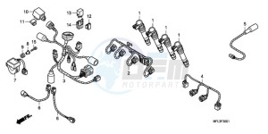 CBR1000RR9 Europe Direct - (ED / REP) drawing SUB HARNESS (CBR1000RR)