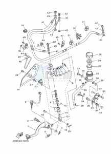 XT1200ZE XT1200ZE SUPER TENERE ABS (BP9C) drawing REAR MASTER CYLINDER