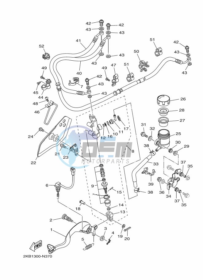 REAR MASTER CYLINDER