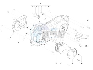 Typhoon 125 4T 2V E3 (NAFTA) USA drawing Crankcase cover - Crankcase cooling