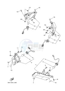 XP500 TMAX T-MAX 530 (2PWB) drawing FLASHER LIGHT