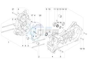 SXL 150 4T 3V CARB drawing Crankcase