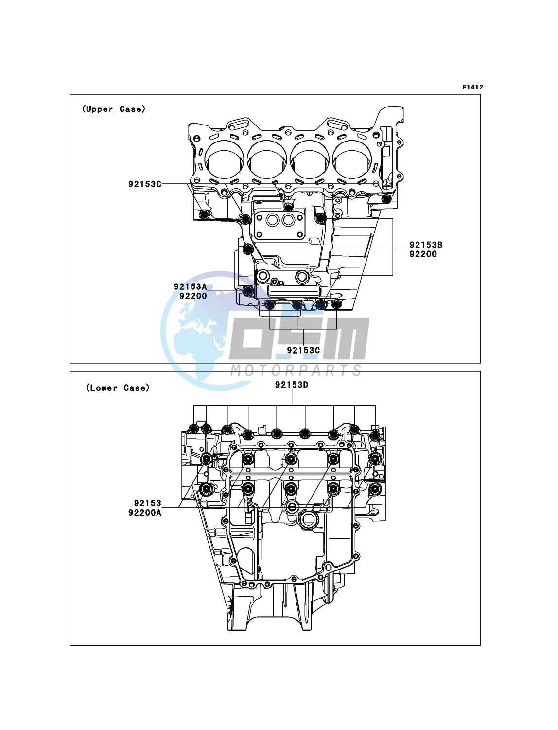 Crankcase Bolt Pattern