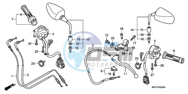 HANDLE LEVER/SWITCH/ CABLE