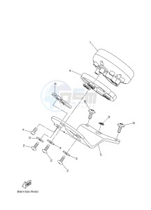 MTM850 MTM-850 XSR900 (B90W) drawing METER