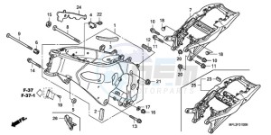 CBR1000RR9 Korea - (KO / MME SPC) drawing FRAME BODY