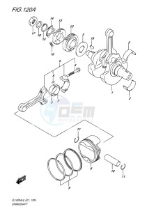 DL1000 ABS V-STROM EU drawing CRANKSHAFT