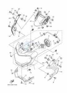 MT-07 MTN690-A (B4CS) drawing HEADLIGHT