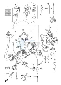 LT-A500X(Z) drawing WIRING HARNESS (LT-A500XL2 P17)