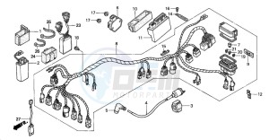 TRX350TM RANCHER S drawing WIRE HARNESS