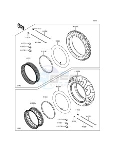 VULCAN 900 CLASSIC VN900BGF GB XX (EU ME A(FRICA) drawing Tires