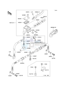 KVF 300 A [PRAIRIE 300 4X4] (A1-A4) [PRAIRIE 300 4X4] drawing FRONT MASTER CYLINDER