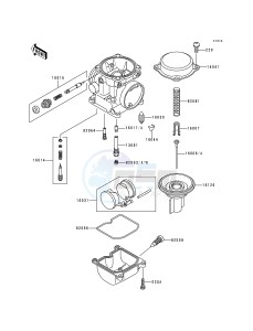 EN 500 C [VULCAN 500 LTD] (C1-C5) [VULCAN 500 LTD] drawing CARBURETOR PARTS