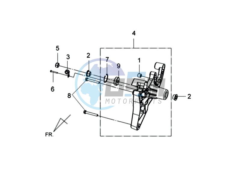 REAR FORK - REAR SUSPENSION