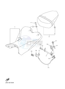 YZF-R1 YZF-R1M 998 R1 (2SG5 2SG6) drawing SEAT