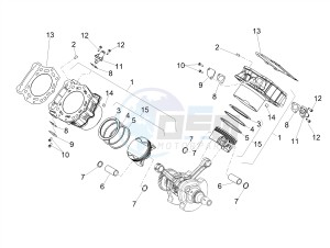 DORSODURO 900 E4 ABS (APAC) drawing Cylinder - Piston