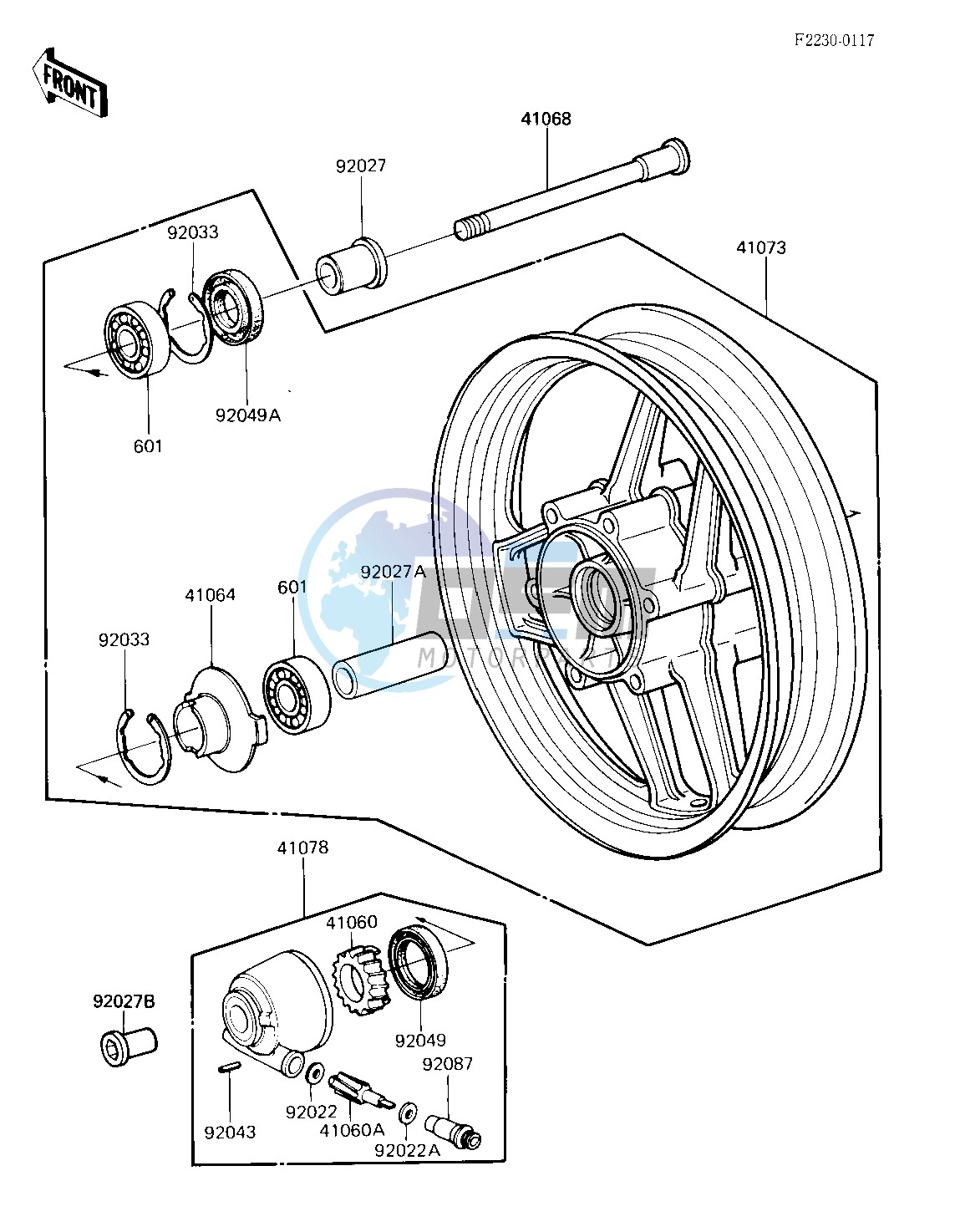 FRONT WHEEL_HUB