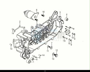 SYMPHONY 50 (XF05W1-IT) (E5) (M1) drawing L. CRANK CASE