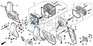 CM125C drawing TAILLIGHT