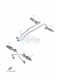 MT-09 MTN890D-U (BNF1) drawing FLASHER LIGHT