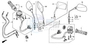 NSS250 JAZZ drawing SWITCH/CABLE