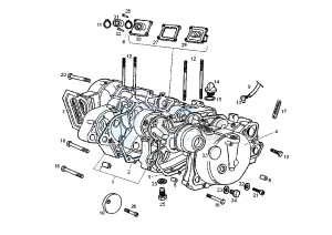 GPR RACING - 50 cc drawing CRANKCASE