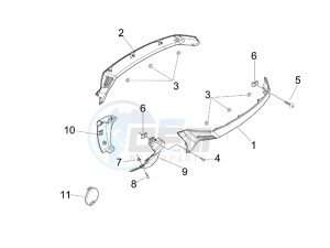 Granturismo 125 L Potenziato drawing Side cover - Spoiler