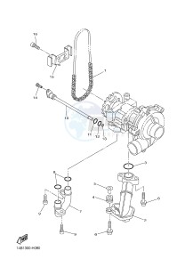 YZF-R1D 1000 (1KBV) drawing OIL PUMP