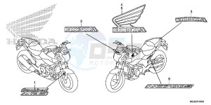 NC700SDD NC700S Dual Cluth ABS 2ED drawing MARK