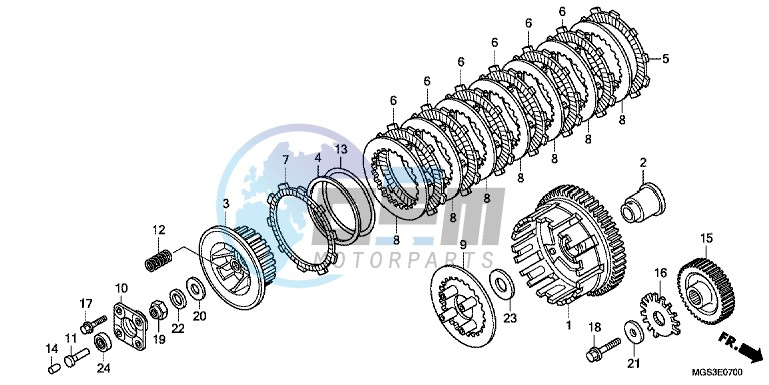 CLUTCH ( NC700X/ XA)