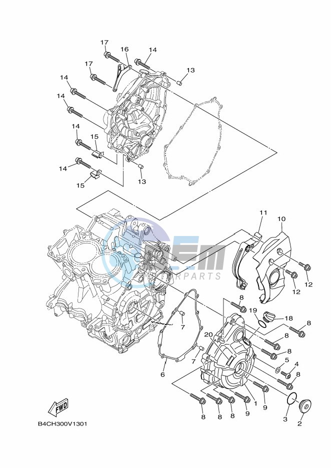 CRANKCASE COVER 1