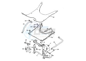 XC FLY ONE R 150 drawing STAND-FOOTREST