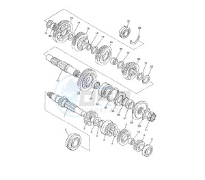 XJR 1300 drawing TRANSMISSION