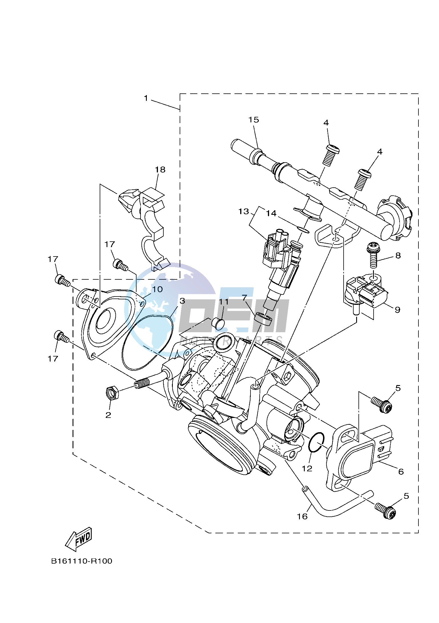 THROTTLE BODY ASSY 1