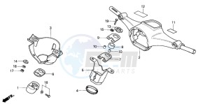 C90Z 50 drawing STEERING HANDLE/ TOP BRIDGE