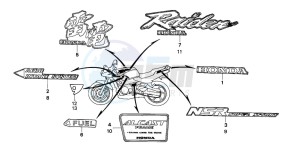 NSR125F drawing MARK (1)