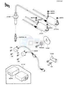 ZX 900 A [NINJA] (A1-A2) NINJA 900 drawing IGNITION