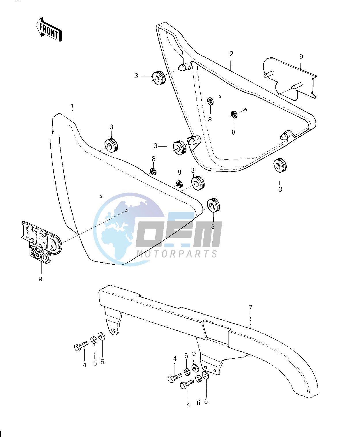 SIDE COVERS_CHAIN COVER -- 80 H1- -