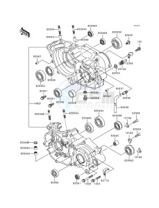 KX 250 K [KX250] (K3) [KX250] drawing CRANKCASE