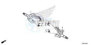 TRX250TEH Europe Direct - (ED) drawing KNUCKLE