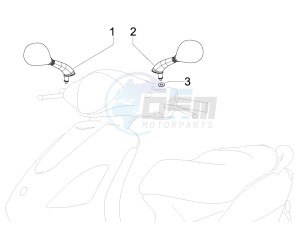 Fly 50 2t drawing Mirrors