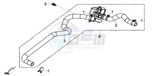 GTS 125I ABS-SNS EURO4 L7 drawing AIRFILTER UNIT